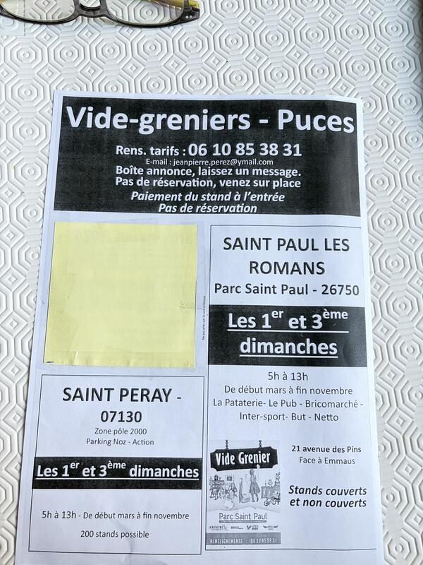 Vide greniers