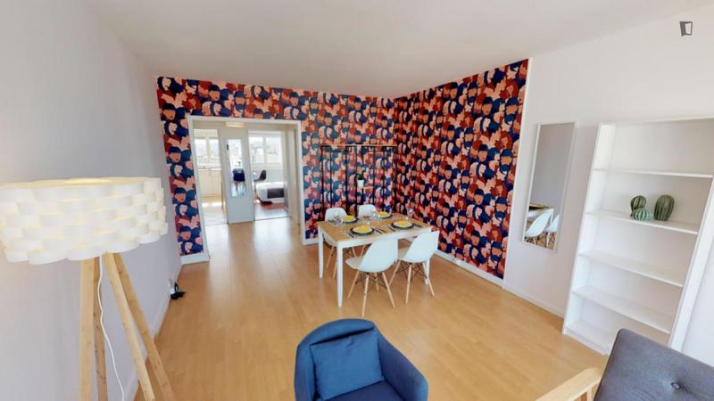 Chambre - 12 m² - 3 pièces