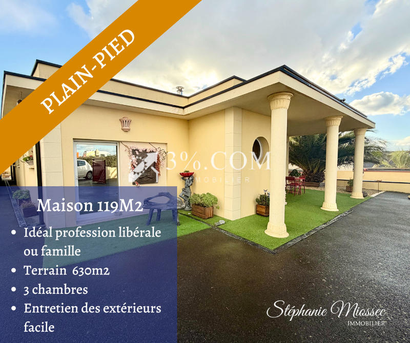 Maison - 119 m² - 4 pièces