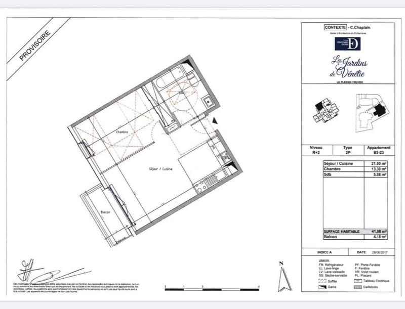 Appartement - 41 m² - 2 pièces