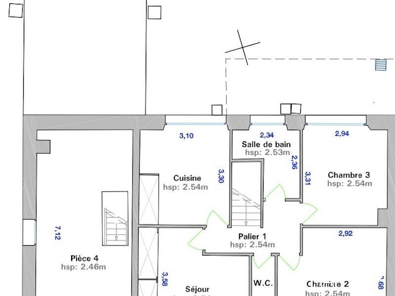 Maison - 134 m² - 13 pièces