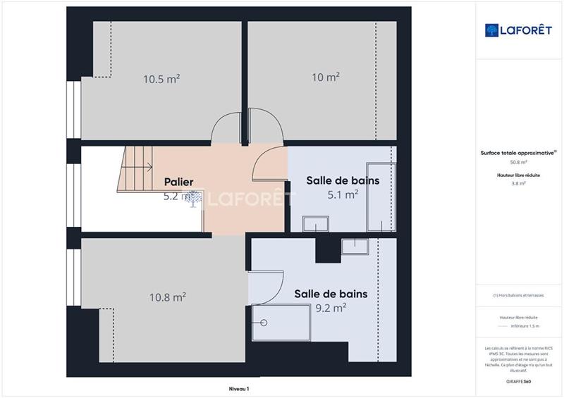 Maison - 83 m² - 4 pièces