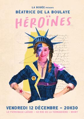 Spectacle &quot;Héroïnes&quot; par Béatrice de la Boulaye à Niort