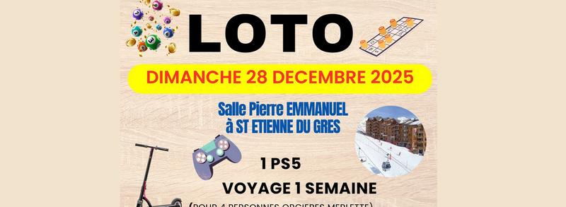Loto à St. Etienne du Grès - Association Louis Lèbre