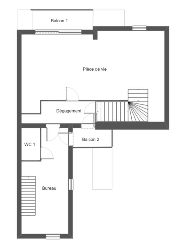 Maison de village - 124 m² - 5 pièces