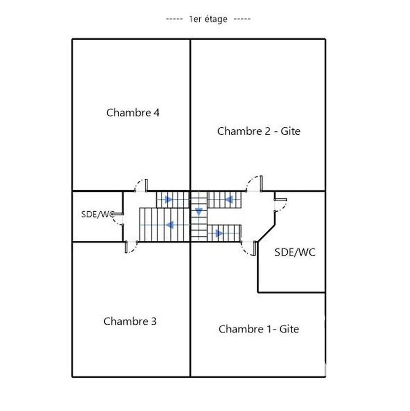 Maison - 200 m² - 7 pièces