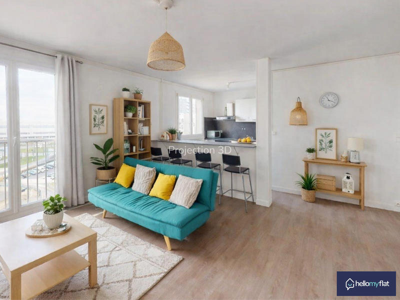 Appartement - 62 m² - 3 pièces