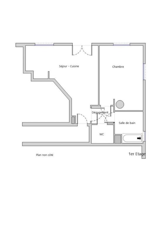 Appartement - 46 m² - 2 pièces