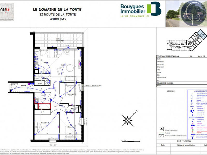 Appartement - 84 m² - 4 pièces
