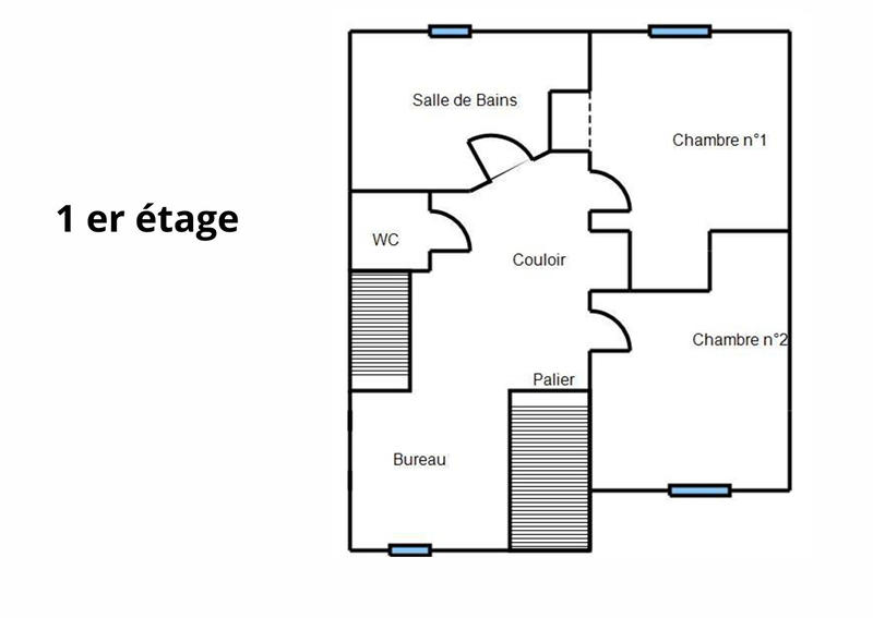 Maison - 66 m² - 3 pièces