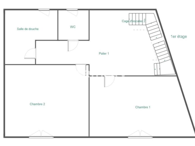 Maison de bourg - 86 m² - 4 pièces