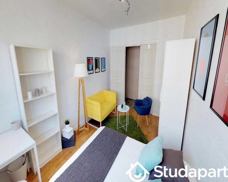 Chambre - 60 m² - 1 pièce