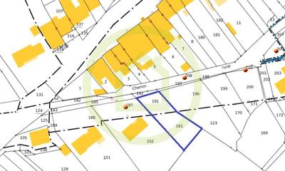 Terrain constructible - 820 m²
