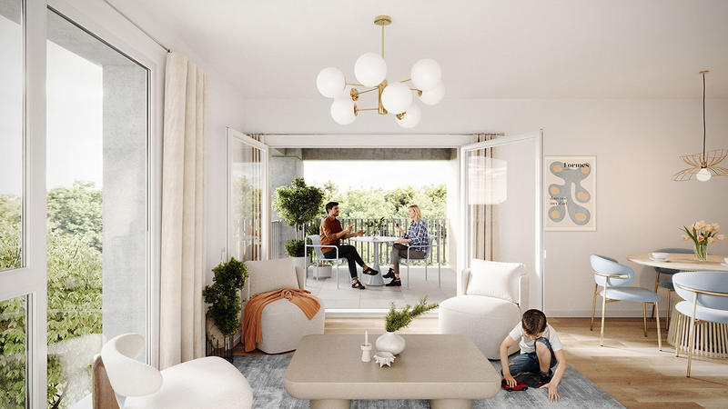 Appartement - 52 à 118 m² - 2 à 5 pièces