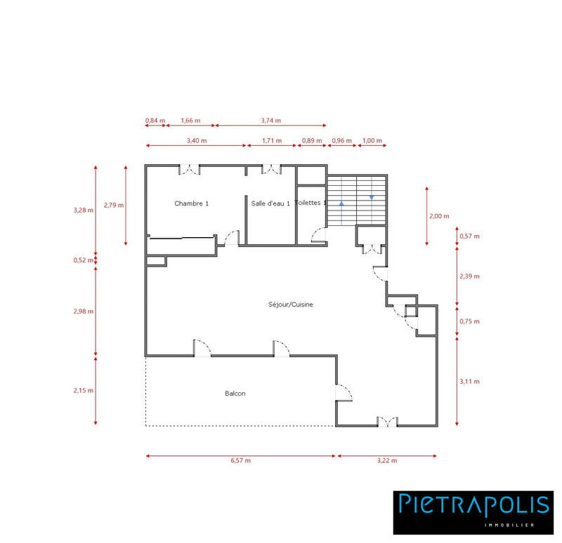 Appartement - 113 m² - 5 pièces