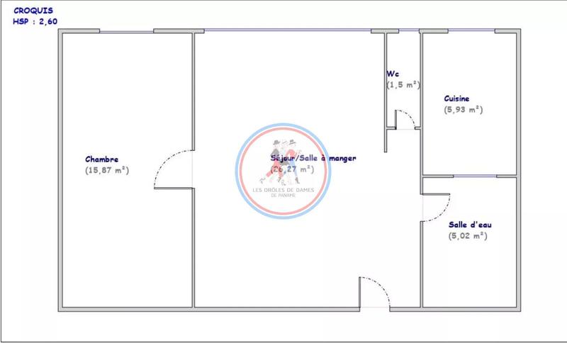Appartement - 55 m² - 2 pièces