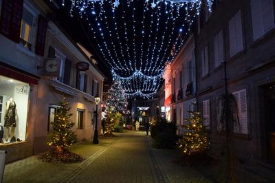 Inauguration des vitrines de Noël