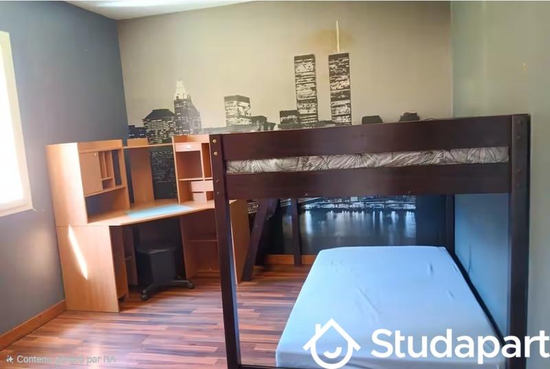 Chambre - 11 m² - 1 pièce