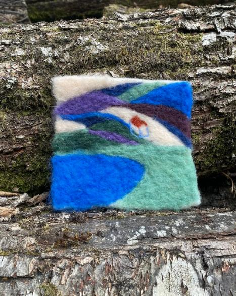 Atelier paysage feutré - Soleil Rose