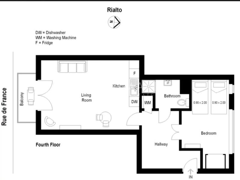Appartement - 36 m² - 2 pièces