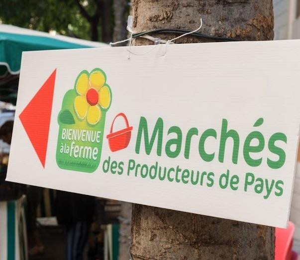 Marché des "Producteurs de Pays" à Dégagnac