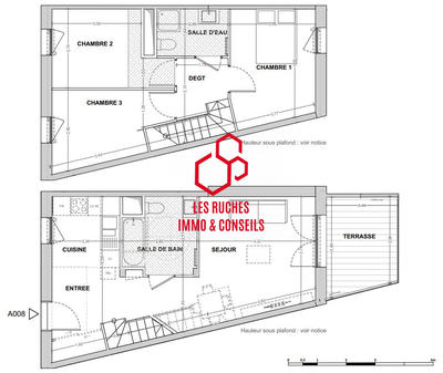 Duplex - 76 m² - 4 pièces