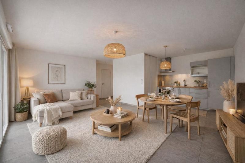 Appartement - 52 m² - 2 pièces