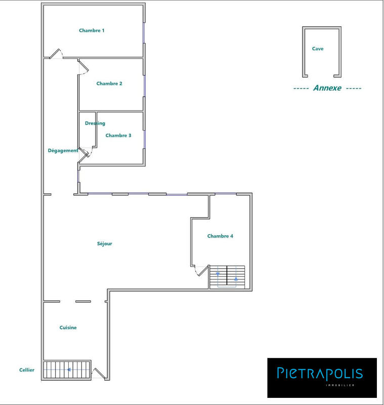 Appartement - 156 m² - 5 pièces