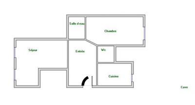 Appartement - 48 m² - 2 pièces