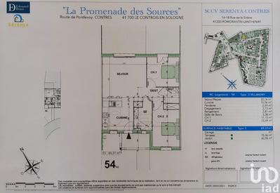 Maison - 69 m² - 3 pièces