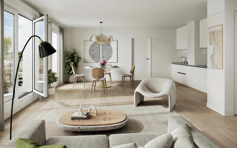 Appartement - 62 m² - 3 pièces