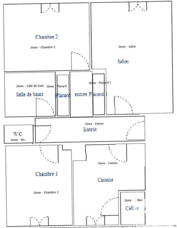 Appartement - 64 m² - 3 pièces