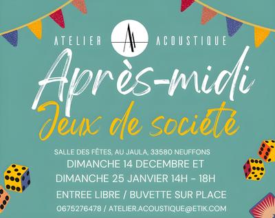 Après-midi jeux de société