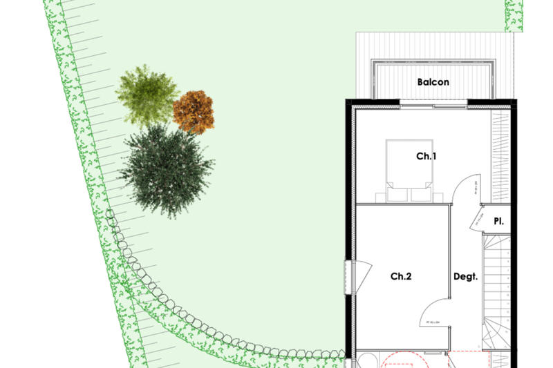 Maison - 80 m² - 4 pièces