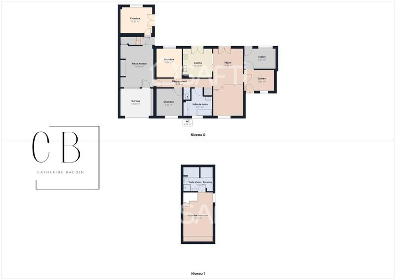 Maison - 125 m² - 6 pièces