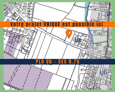 Terrain constructible - 1 560 m²