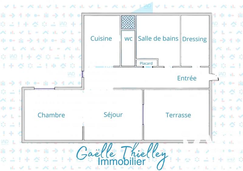 Appartement - 42 m² - 1 pièce