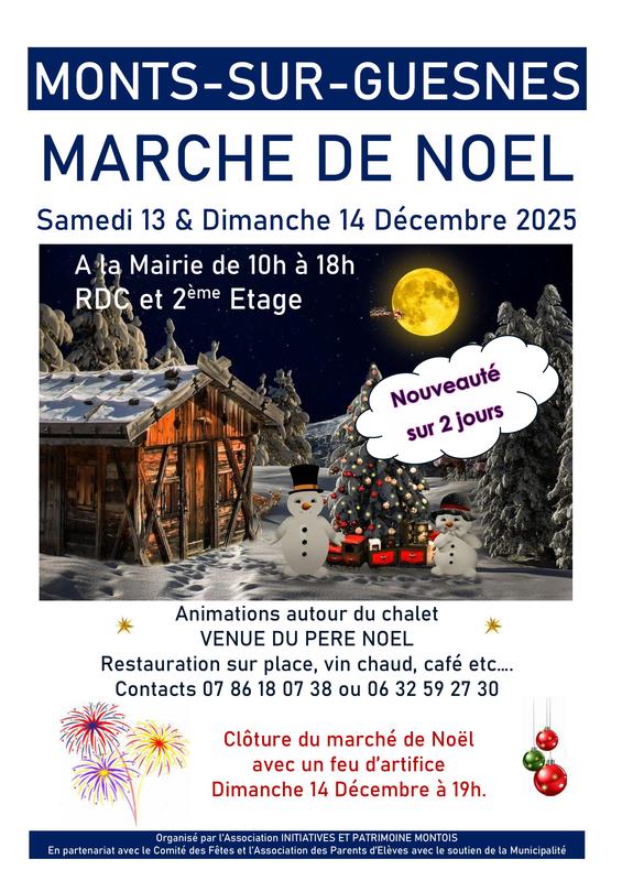 Marché de Noël à Monts-sur-Guesnes