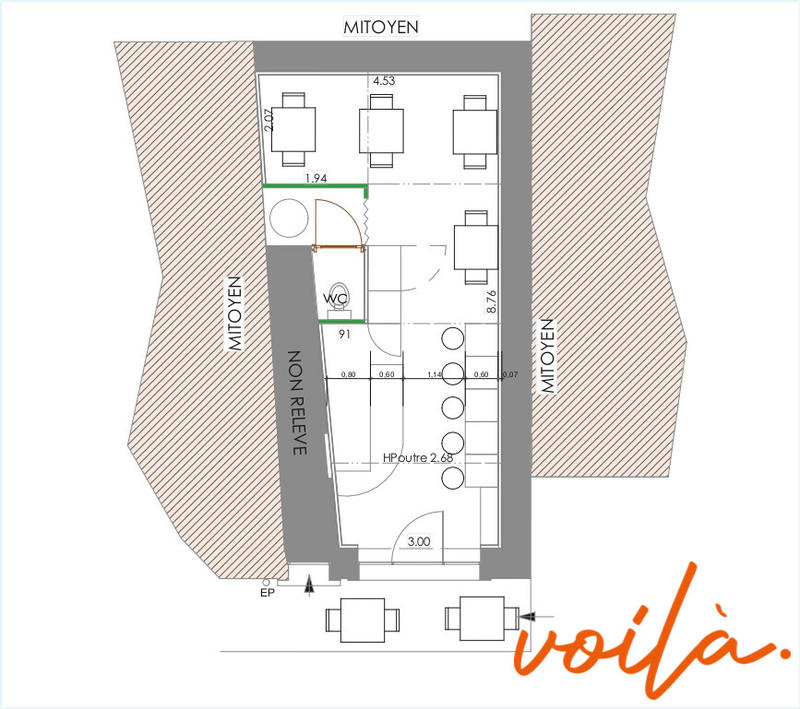 Local commercial - 37 m²