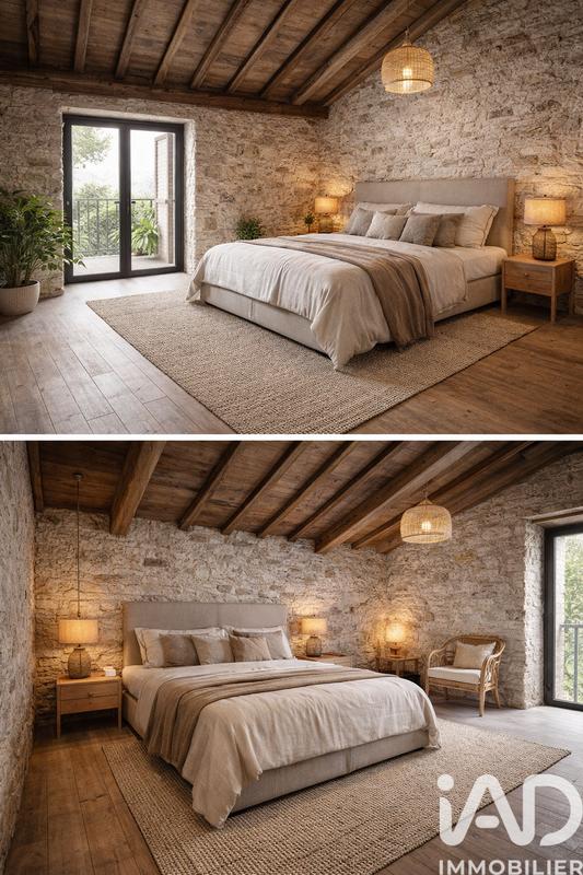 Maison de village - 50 m² - 1 pièce