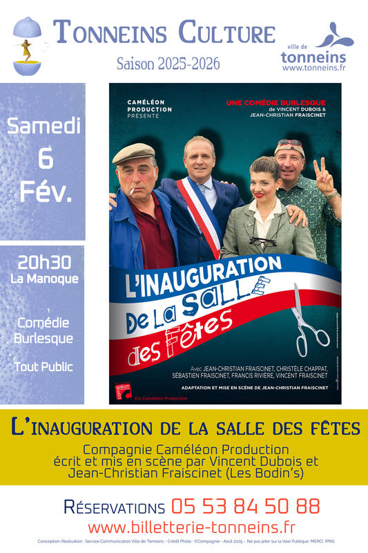 Comédie burlesque - &quot;L'inauguration de la salle des fêtes&quot;