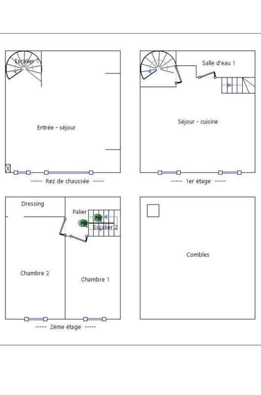 Maison de village - 79 m² - 4 pièces