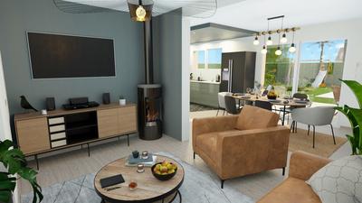 Maison - 85 m² - 5 pièces