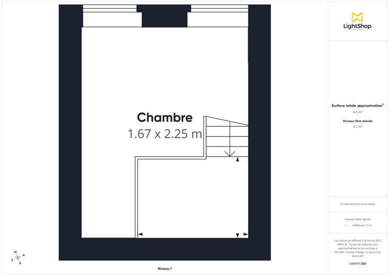 Appartement - 44 m² - 3 pièces