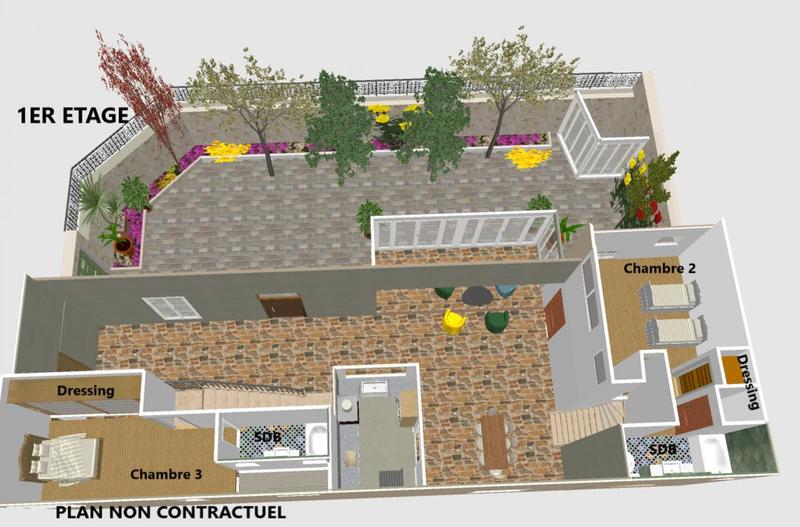 Appartement - 150 m² - 4 pièces