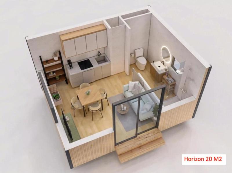 Maison - 15 m² - 1 pièce