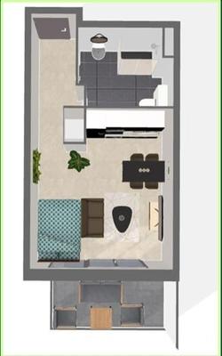 Appartement - 30 m² - 1 pièce