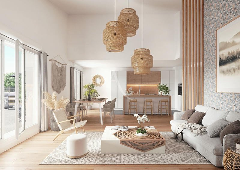 Appartement - 69 m² - 3 pièces