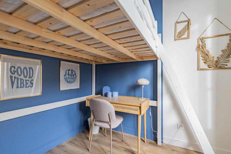 Chambre - 11 m² - 1 pièce