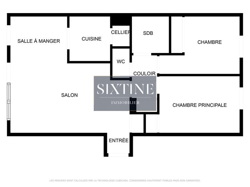 Appartement - 60 m² - 3 pièces